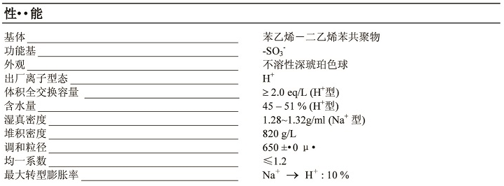 凝結水用工業級強酸陽離子樹脂 凝結水用工業級強酸陽離子樹脂